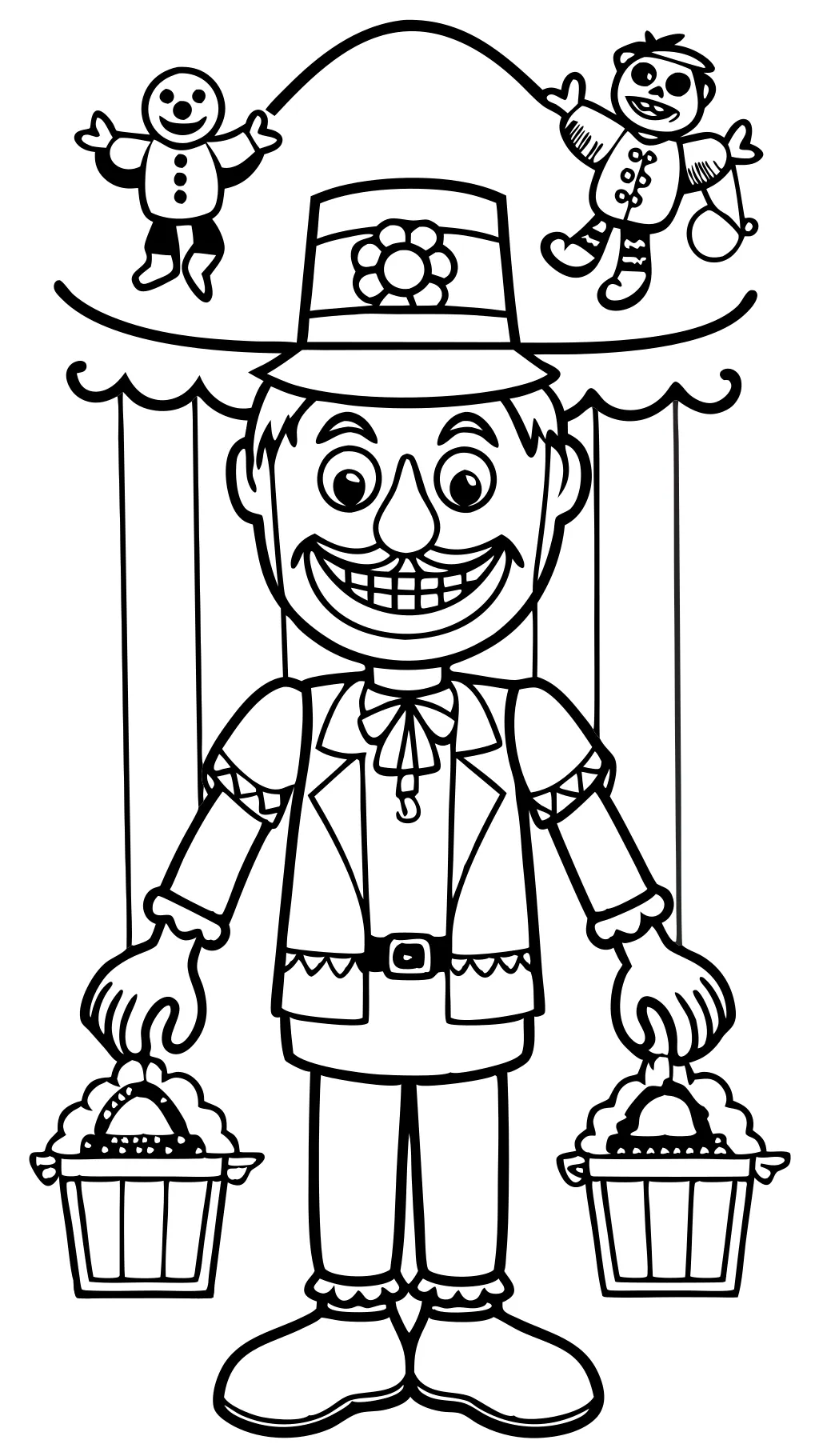 puppet coloring pages